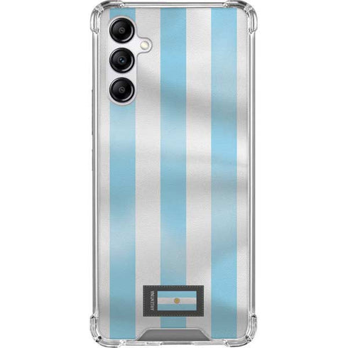 Argentina Soccer Flag Galaxy A14 5G Clear Case